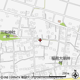 群馬県伊勢崎市境下武士周辺の地図