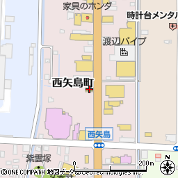 スターバックスコーヒー太田西矢島店周辺の地図