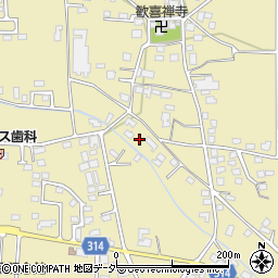 長野県安曇野市三郷明盛2961-1周辺の地図