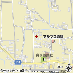 長野県安曇野市三郷明盛3339周辺の地図