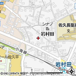 長野県佐久市岩村田西本町1110-1周辺の地図