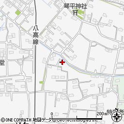 群馬県藤岡市立石255周辺の地図