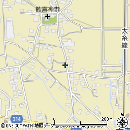 長野県安曇野市三郷明盛2949-1周辺の地図