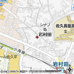 長野県佐久市岩村田西本町1110周辺の地図