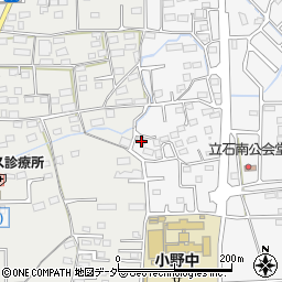 群馬県藤岡市立石431周辺の地図