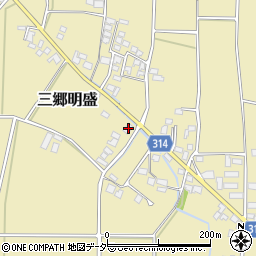 長野県安曇野市三郷明盛3998周辺の地図