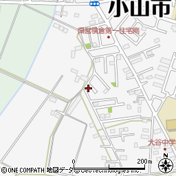 栃木県小山市横倉新田95-4周辺の地図