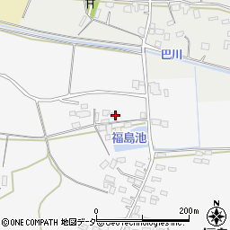 茨城県笠間市福島203周辺の地図