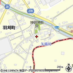 栃木県足利市羽刈町705-1周辺の地図