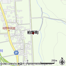 石川県加賀市柏野町周辺の地図