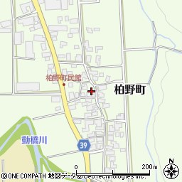 石川県加賀市柏野町（ト）周辺の地図
