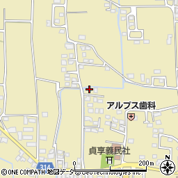 長野県安曇野市三郷明盛3345-2周辺の地図