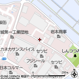 茨城県結城市新堤仲通り周辺の地図