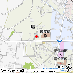 伊勢崎市役所　伊勢崎市境支所経済振興室周辺の地図