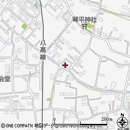 群馬県藤岡市立石861-6周辺の地図