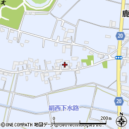茨城県結城市鹿窪1020-1周辺の地図