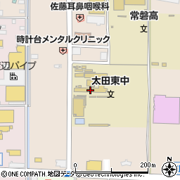 太田市立東中学校周辺の地図