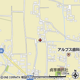 長野県安曇野市三郷明盛3355-7周辺の地図