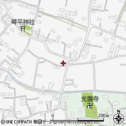 群馬県藤岡市立石1386周辺の地図