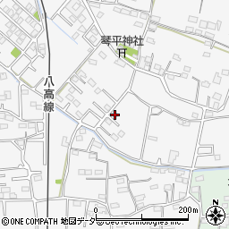 群馬県藤岡市立石871-2周辺の地図