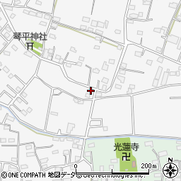 群馬県藤岡市立石1386-2周辺の地図