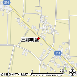 長野県安曇野市三郷明盛3990-3周辺の地図