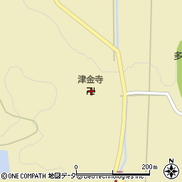 津金寺周辺の地図