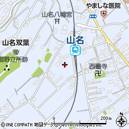 群馬県高崎市山名町周辺の地図