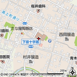 桜川市真壁図書館周辺の地図