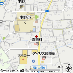 藤岡森郵便局周辺の地図