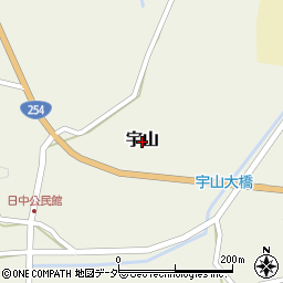 長野県立科町（北佐久郡）宇山周辺の地図