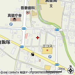 茨城県桜川市真壁町飯塚501-1周辺の地図