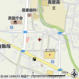 茨城県桜川市真壁町飯塚501周辺の地図