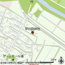 早川田神社周辺の地図