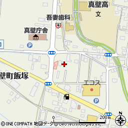 茨城県桜川市真壁町飯塚498-2周辺の地図