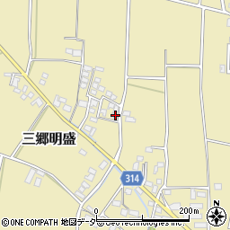 長野県安曇野市三郷明盛3450-2周辺の地図