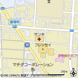 サンキ　富塚店周辺の地図