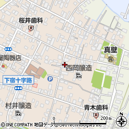 茨城県桜川市真壁町真壁352周辺の地図