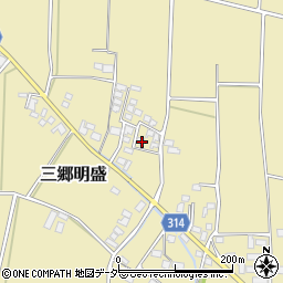 長野県安曇野市三郷明盛3450-8周辺の地図