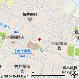 茨城県桜川市真壁町真壁348周辺の地図