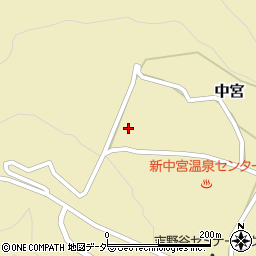 石川県白山市中宮子周辺の地図