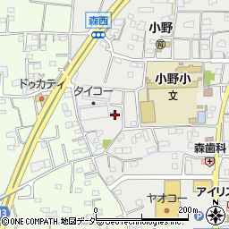 群馬県藤岡市森508周辺の地図