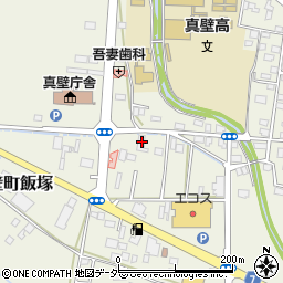 茨城県桜川市真壁町飯塚498-3周辺の地図