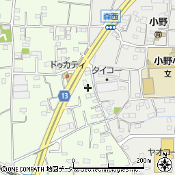 群馬県藤岡市中856-10周辺の地図