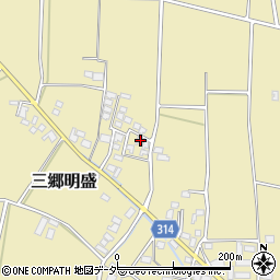 長野県安曇野市三郷明盛3450-6周辺の地図