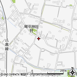 群馬県藤岡市立石1395周辺の地図