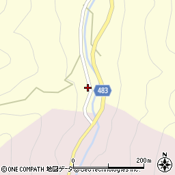 岐阜県飛騨市河合町大谷642周辺の地図
