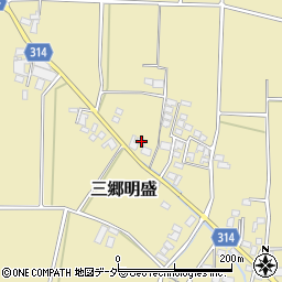 長野県安曇野市三郷明盛3460周辺の地図