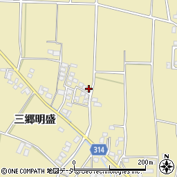 長野県安曇野市三郷明盛3450-4周辺の地図