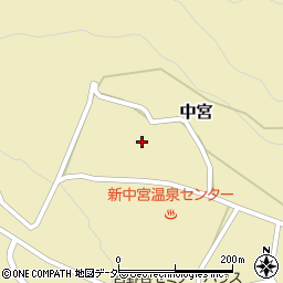 石川県白山市中宮（ソ）周辺の地図